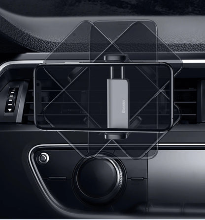 Baseus Car Phone Holder For Universal Mobile Phone Holder Stand Car Phone Stand For Car Air Outlet Mount Car Cell Phone Support