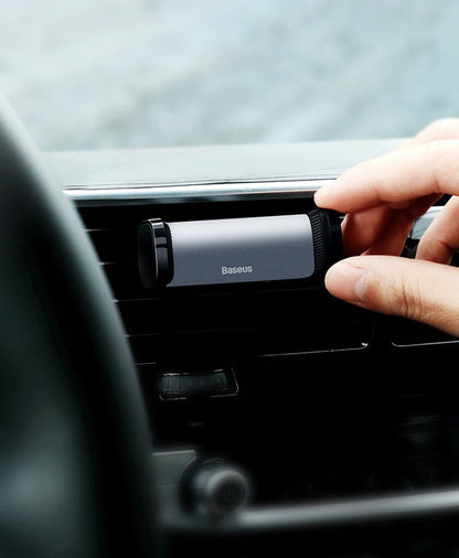 Baseus Car Phone Holder For Universal Mobile Phone Holder Stand Car Phone Stand For Car Air Outlet Mount Car Cell Phone Support