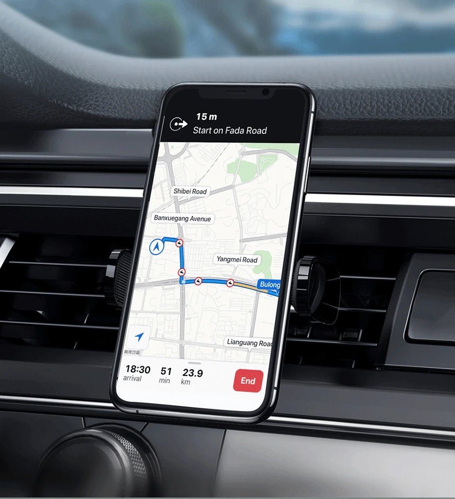 Baseus Car Phone Holder For Universal Mobile Phone Holder Stand Car Phone Stand For Car Air Outlet Mount Car Cell Phone Support