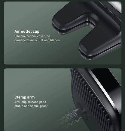 Baseus Car Phone Holder For Universal Mobile Phone Holder Stand Car Phone Stand For Car Air Outlet Mount Car Cell Phone Support
