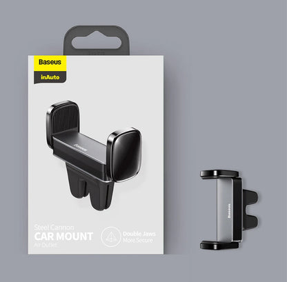 Baseus Car Phone Holder For Universal Mobile Phone Holder Stand Car Phone Stand For Car Air Outlet Mount Car Cell Phone Support
