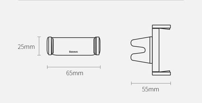 Baseus Car Phone Holder For Universal Mobile Phone Holder Stand Car Phone Stand For Car Air Outlet Mount Car Cell Phone Support