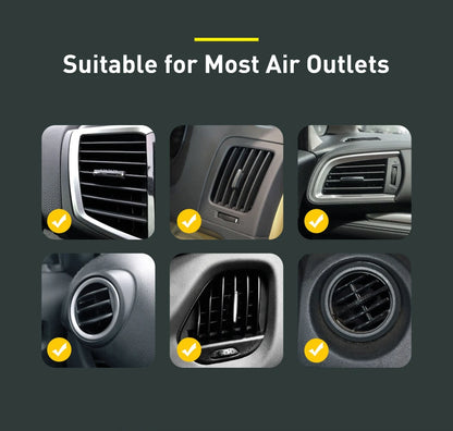 Baseus Car Phone Holder For Universal Mobile Phone Holder Stand Car Phone Stand For Car Air Outlet Mount Car Cell Phone Support