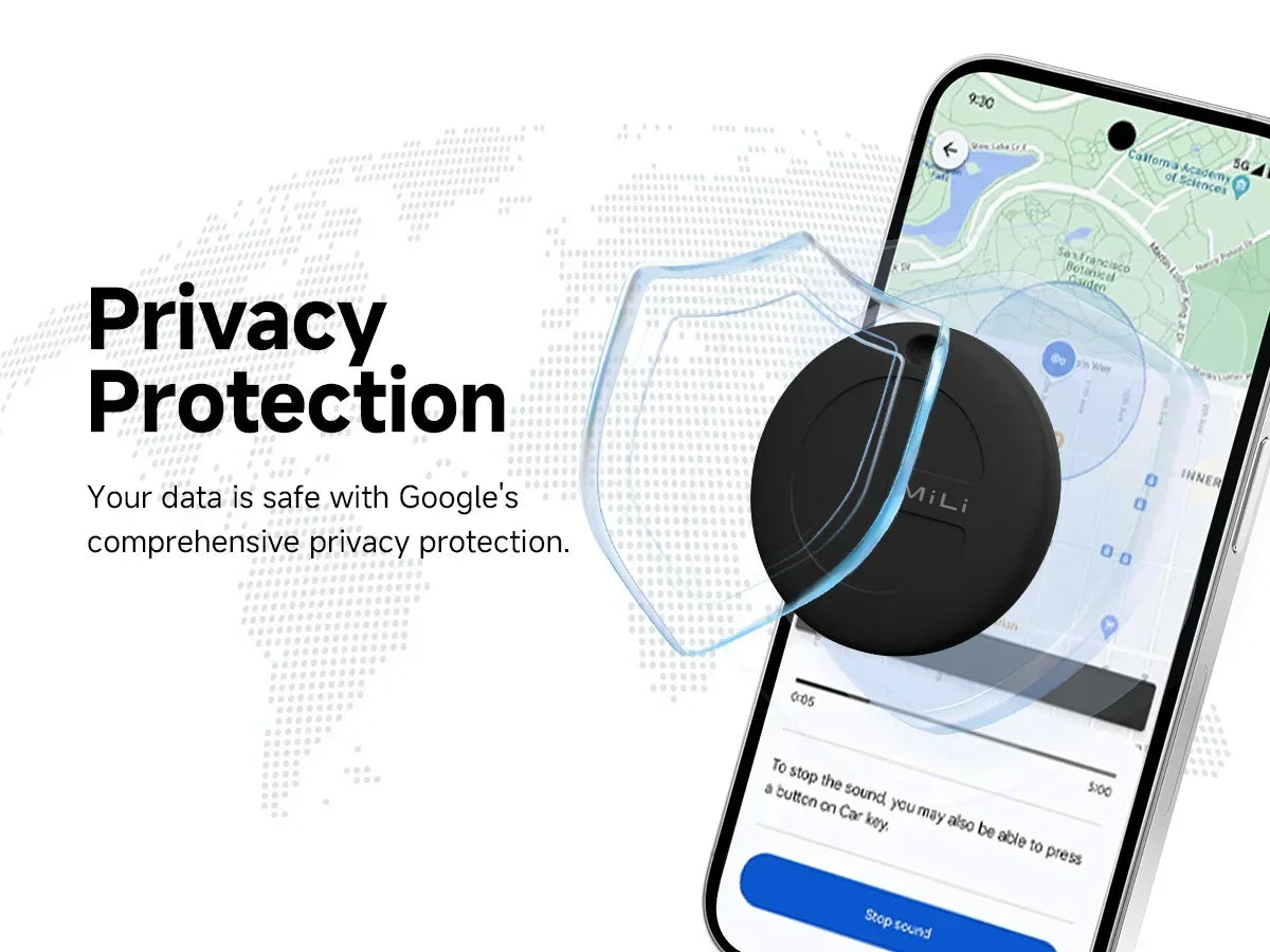MiLi Smart Tracker Mitag Bluetooth Locator Anti-Lost Device Mobile Keys Pet Elderly Kids Finder Work With Android Find My