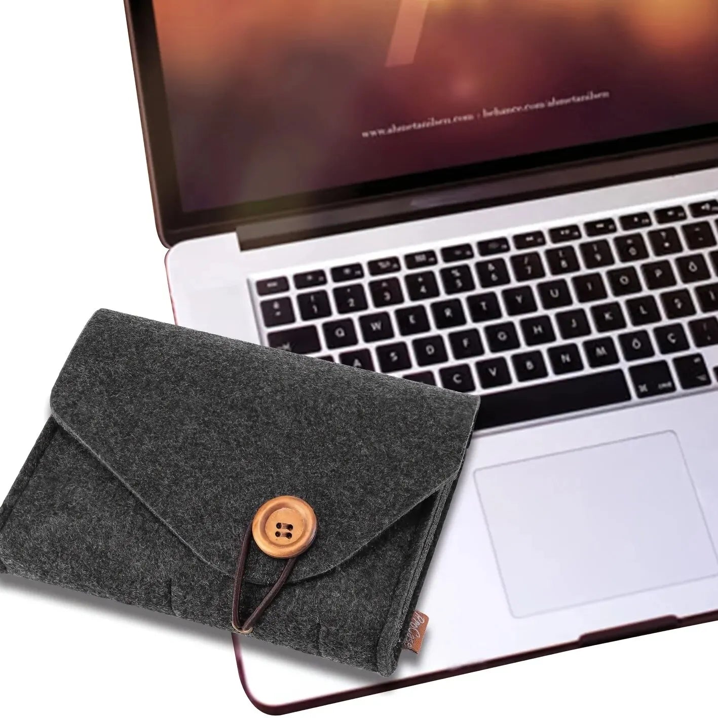 Power Adapter Case Storage Bag Felt Portable Electronic Accessories Storage Bag Portable USB Travel Cable Organizer Electronic