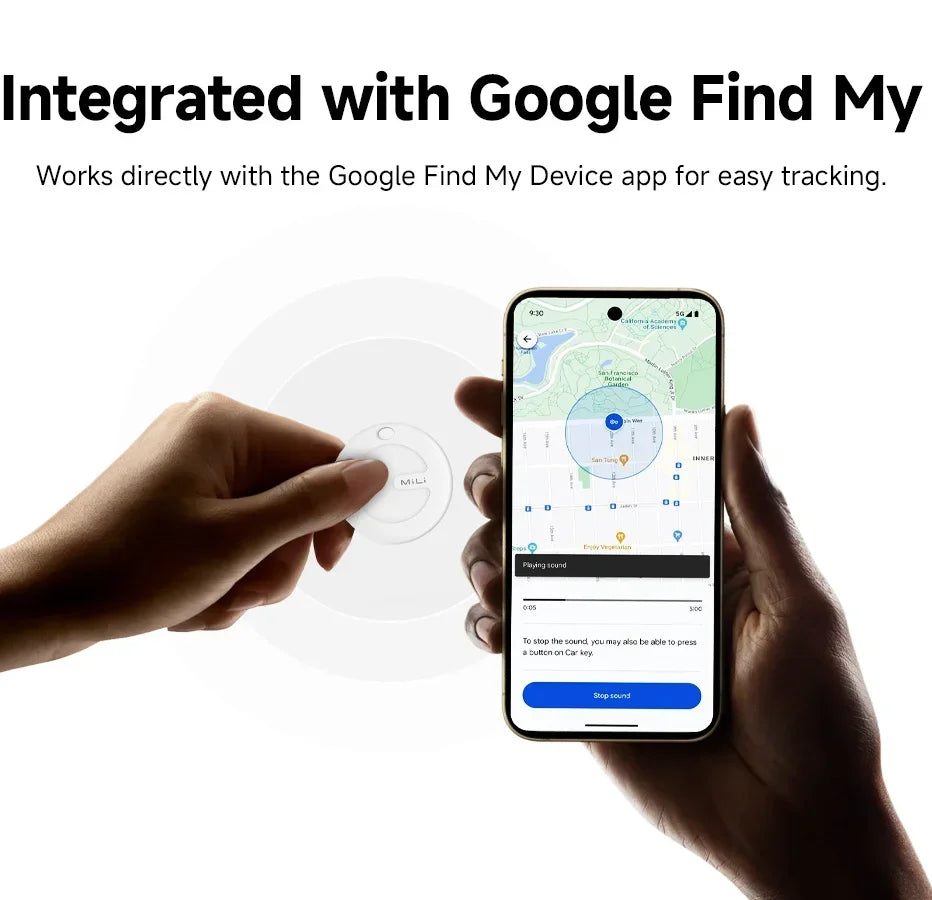 MiLi Smart Tracker Mitag Bluetooth Locator Anti-Lost Device Mobile Keys Pet Elderly Kids Finder Work With Android Find My