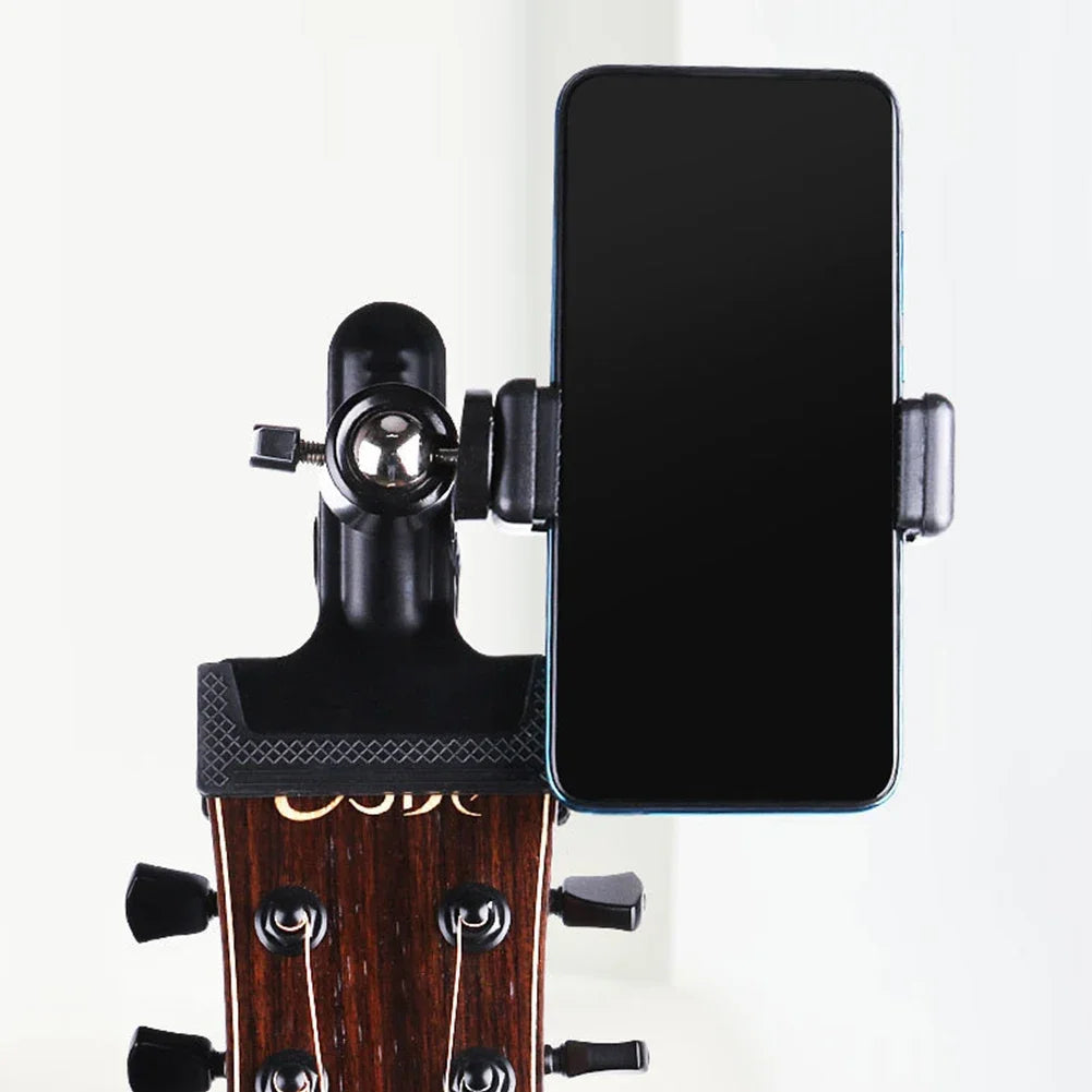 Mobile Phone Holder Stand Multifunctional Cell Phone Stand Clamp Guitar Head Phone Mount Musical Instrument Accessories