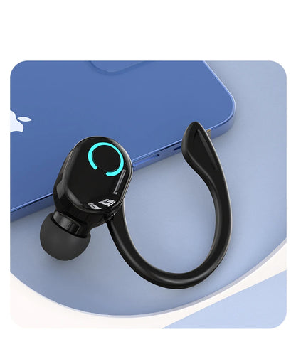 Wireless Bluetooth Earphones HIFI Bass With HD MIC Ear-Hook Earbuds Noise Cancelling Life Waterproof Game Sports Music Headsets
