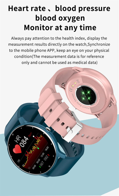 LIGE Smart Watch Women Men Full Touch Screen Bluetooth 5.2 Call Waterproof Watches Sports Fitness Tracker Factory IP67 ZL02 New