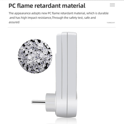 Smart Thermostat EU US UK AU FR Plug Timer Socket Multi-Function Temperature Controller Switch for Heating Cooling