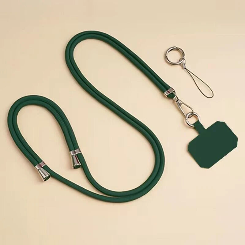 1pcs Crossbody Lanyard Necklace Strap Universal Mobile Phone Adjustment Long Hanging Rope With Clip Anti-Lost Lanyard