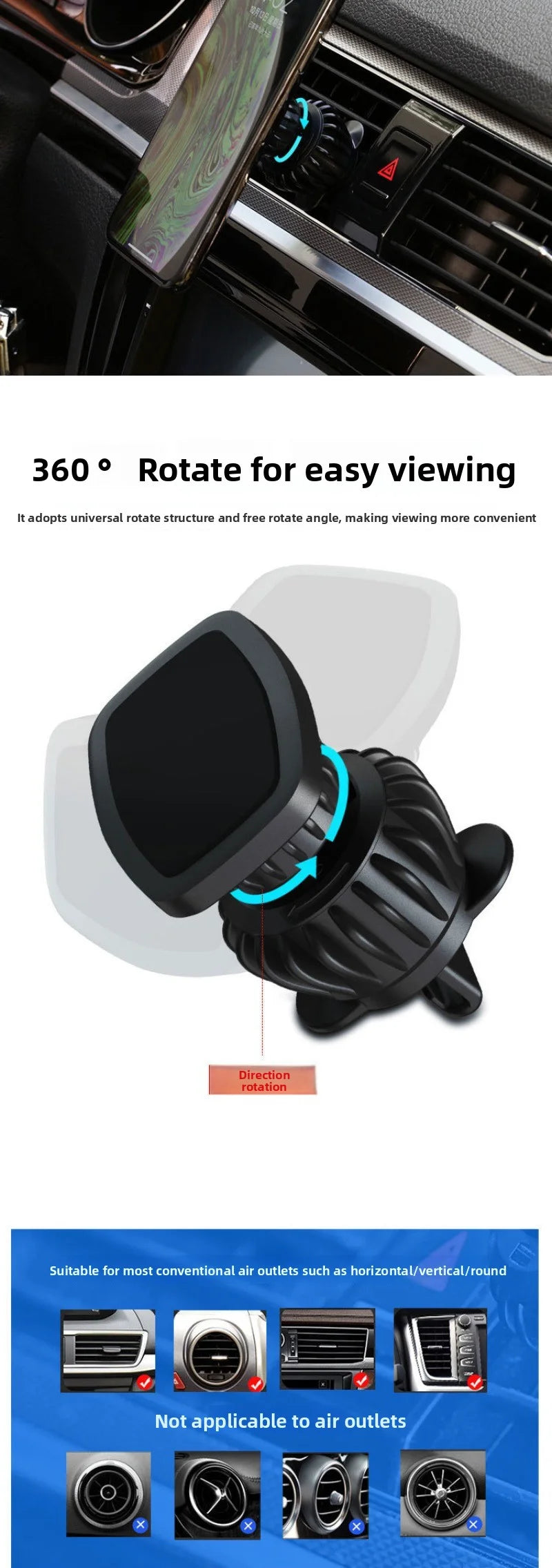 Car Phone Holder,Car Telephone Support Stand Bracket,Magnetic Support Tablet Mobile,phone Cell Magnetic Holder, Auto Accessories