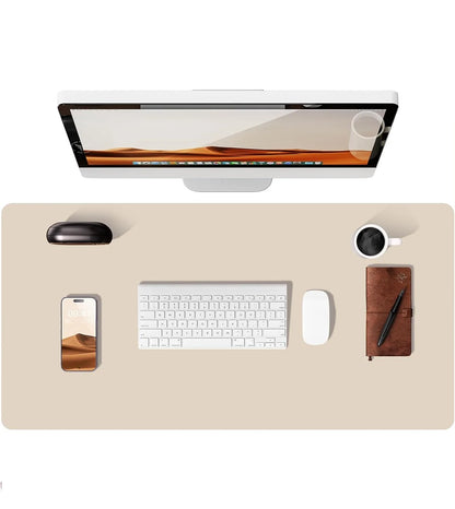 Leather Desk Mat | Computer Mat for Desk| Large Mouse Pad and Keyboard Mat | Desk Protector for Office