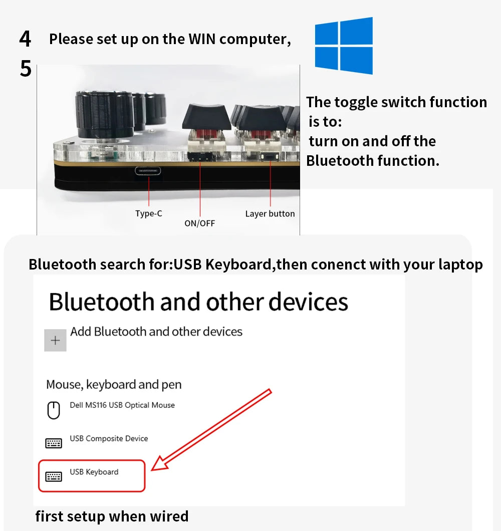 Bluetooth Programming Macro Custom 3 Knob Keyboard RGB 12 Key Copy Paste Photoshop Gaming Keypad Mechanical Hotswap Macropad