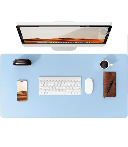 Leather Desk Mat | Computer Mat for Desk| Large Mouse Pad and Keyboard Mat | Desk Protector for Office