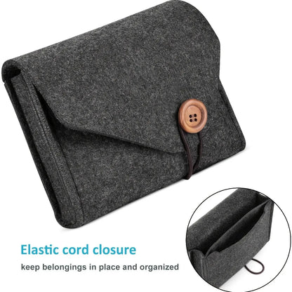 Power Adapter Case Storage Bag Felt Portable Electronic Accessories Storage Bag Portable USB Travel Cable Organizer Electronic