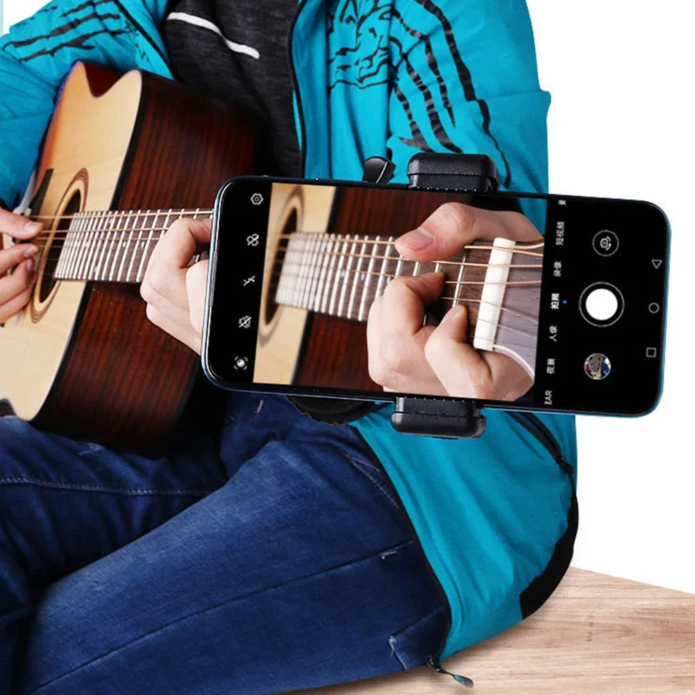 Mobile Phone Holder Stand Multifunctional Cell Phone Stand Clamp Guitar Head Phone Mount Musical Instrument Accessories