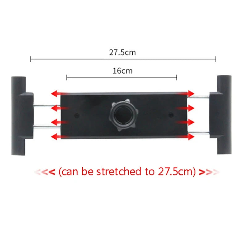 Large Clip Holder Mobile Broadcast Fixed Base Tripod Rack Tablet Stretch Adapter Buckle ﻿